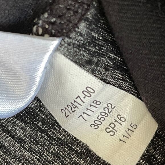 Athleta Black and Gray Space Dye Remix Revelation Crop Capri Leggings Size XS - Picture 10 of 12